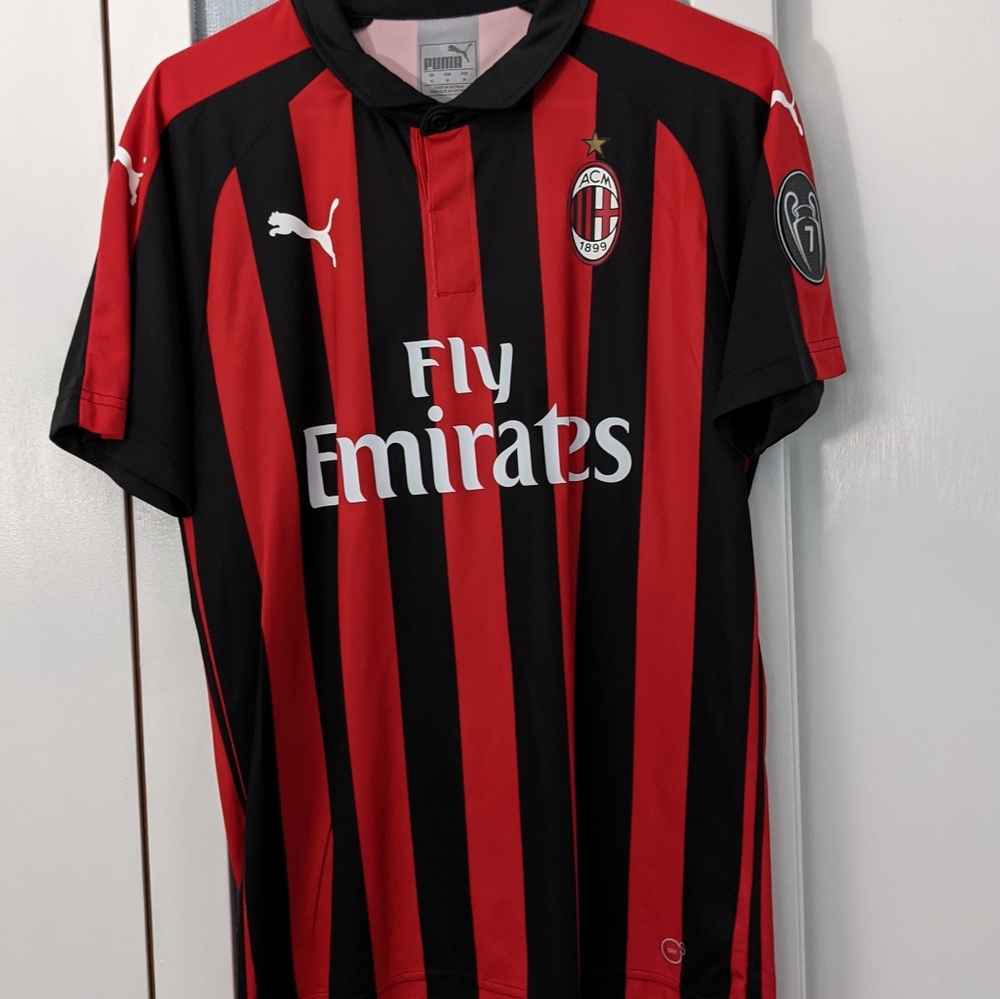 18/19 AC Milan Jersey #4 Mauri - Puma - Size S -  PLAYER WORN - Rare!!!!!